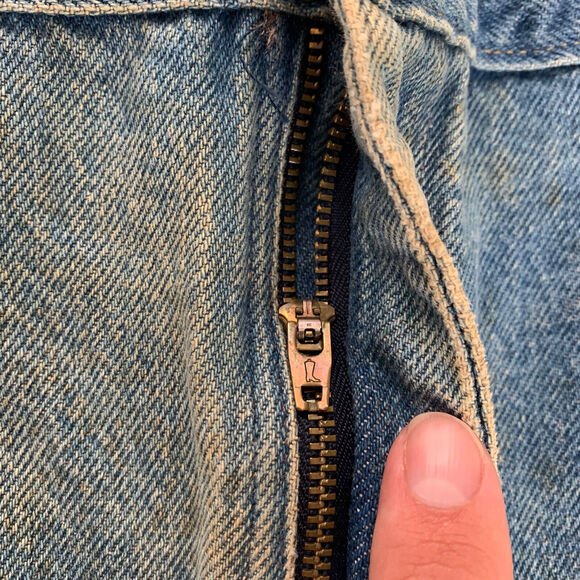 Vintage Rustler Jeans Mens Regular Fit Straight Blue Size 38x30 (Actual 35x29) - Picture 6 of 16